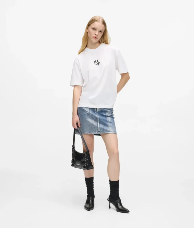 Camiseta Monogram de corte recto