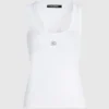 Camiseta sin mangas acanalada Autograph