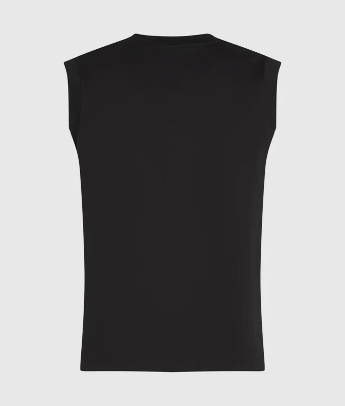 Camiseta sin mangas con cuello en V