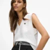 Camiseta sin mangas con cuello en V Ikon