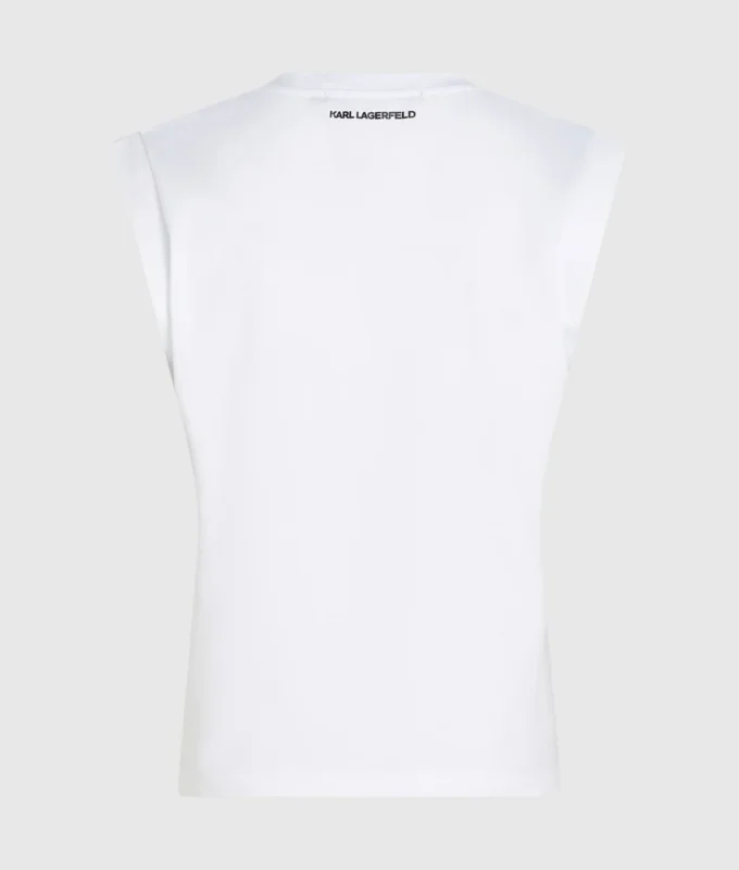 Camiseta sin mangas con cuello en V Ikon