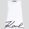 CAMISETA SIN MANGAS CON DOBLADILLA CARACTERÍSTICA