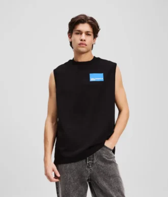CAMISETA SIN MANGAS CON LOGOTIPO