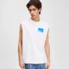 CAMISETA SIN MANGAS CON LOGOTIPO