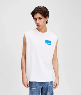CAMISETA SIN MANGAS CON LOGOTIPO