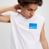 CAMISETA SIN MANGAS CON LOGOTIPO