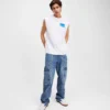 CAMISETA SIN MANGAS CON LOGOTIPO