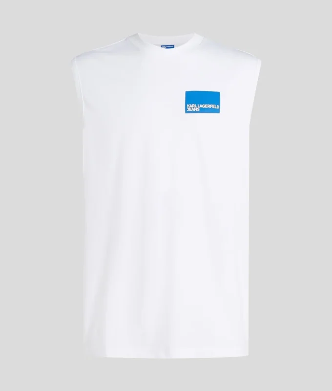 CAMISETA SIN MANGAS CON LOGOTIPO