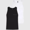 CAMISETA SIN MANGAS CON LOGOTIPO – PACK DE 2