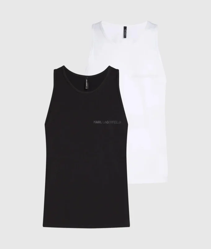CAMISETA SIN MANGAS CON LOGOTIPO – PACK DE 2