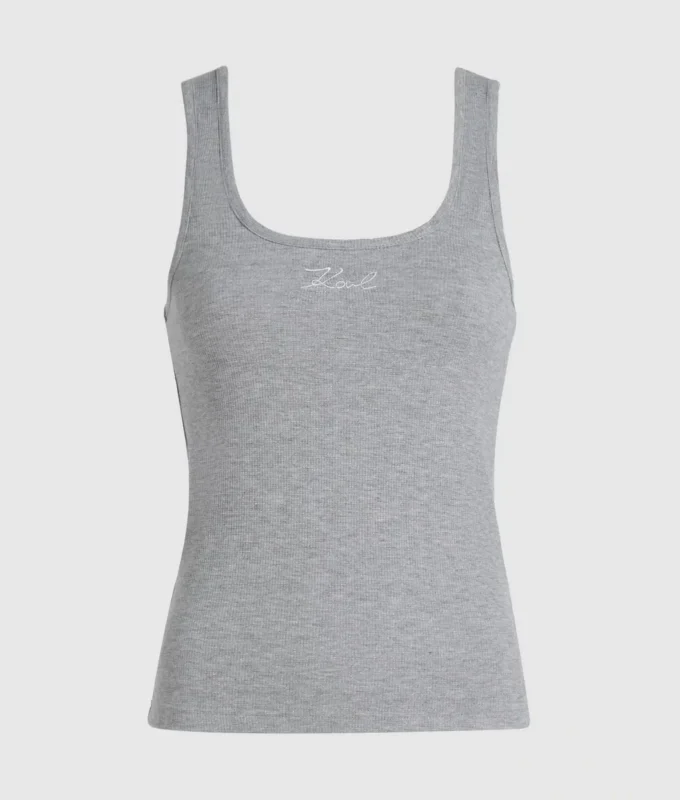 Camiseta sin mangas de estilo lounge