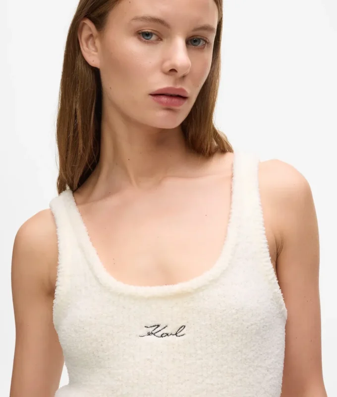 Camiseta sin mangas de felpa exclusiva