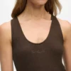 Camiseta sin mangas de felpa para estar por casa