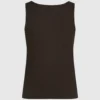 Camiseta sin mangas de felpa para estar por casa