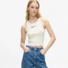 Camiseta sin mangas de punto