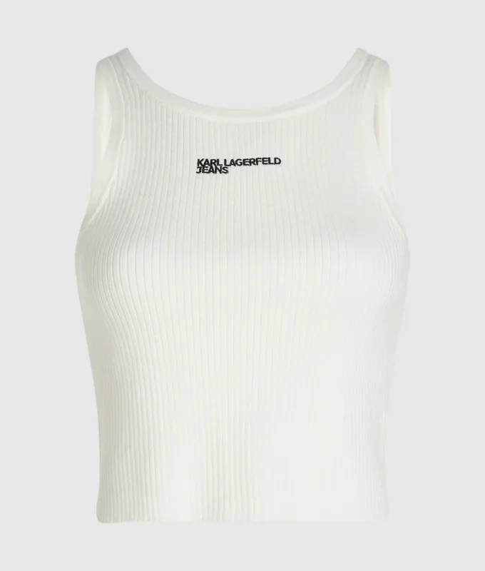 Camiseta sin mangas de punto