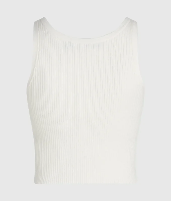 Camiseta sin mangas de punto