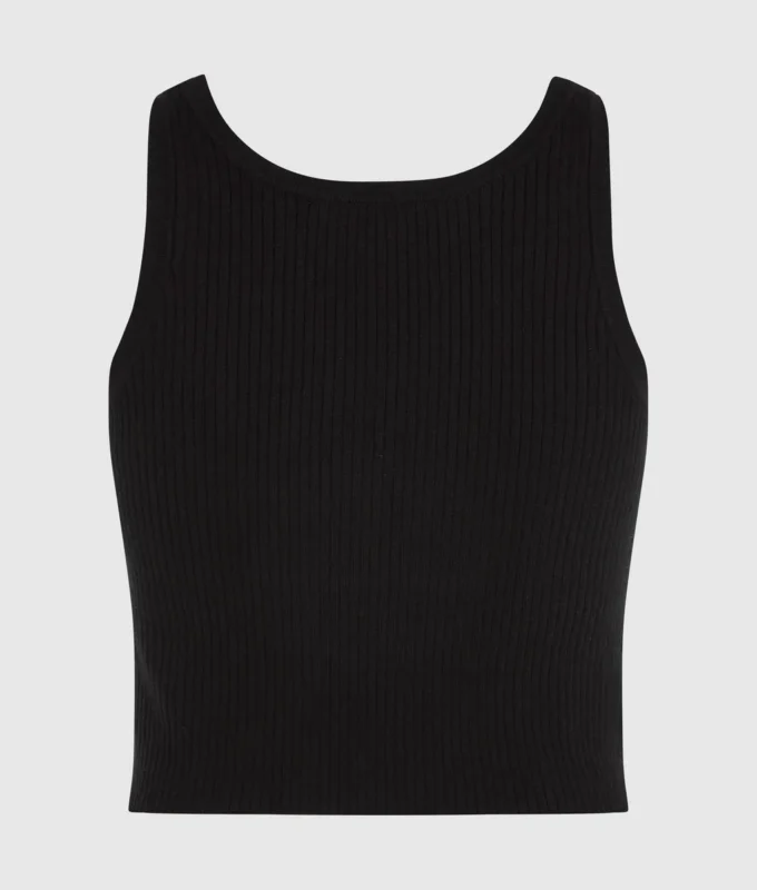 Camiseta sin mangas de punto