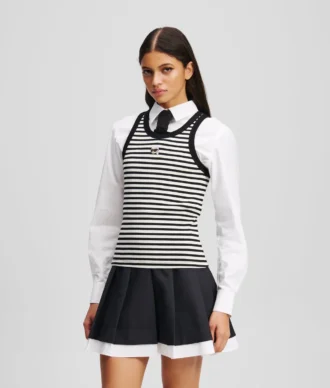 CAMISETA SIN MANGAS DE PUNTO DE CANALÉ IKON