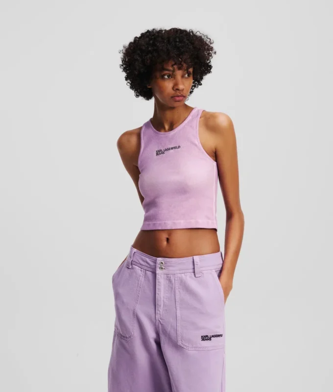 CAMISETA SIN MANGAS DE PUNTO RIB