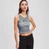CAMISETA SIN MANGAS DE PUNTO RIB