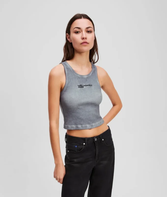 CAMISETA SIN MANGAS DE PUNTO RIB