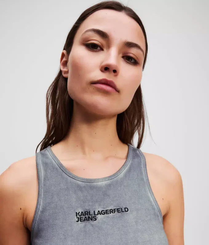 CAMISETA SIN MANGAS DE PUNTO RIB