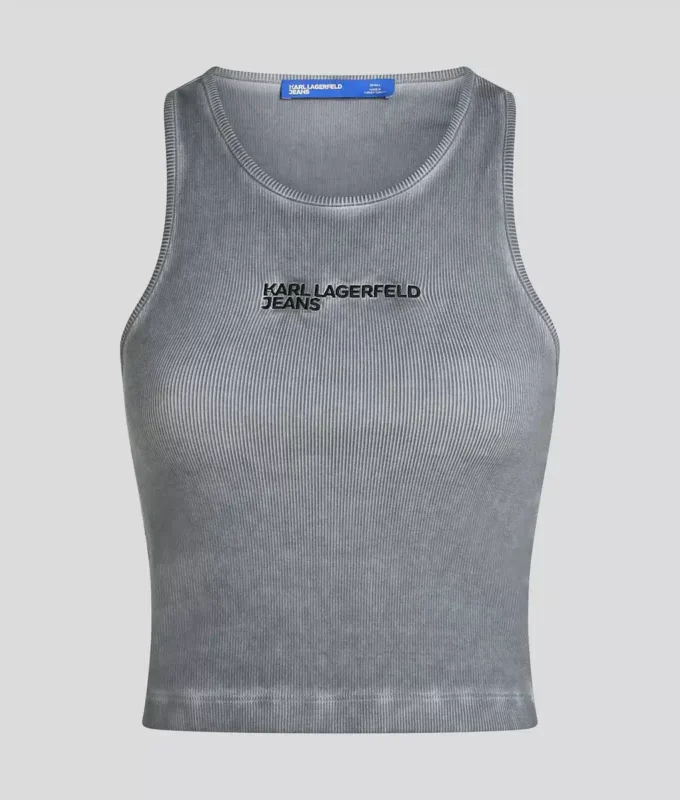 CAMISETA SIN MANGAS DE PUNTO RIB