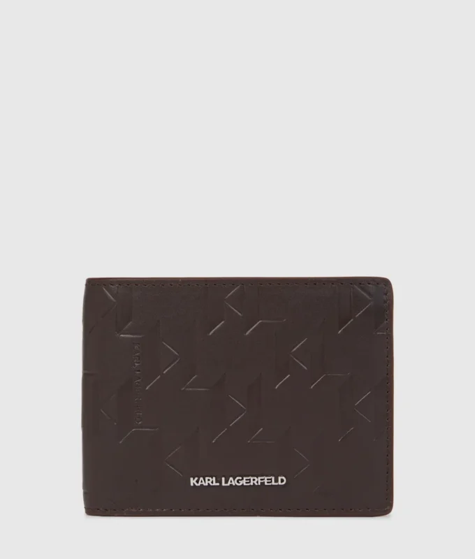 CARTERA DE CUERO K/LOOM CON DOS PLIEGUES