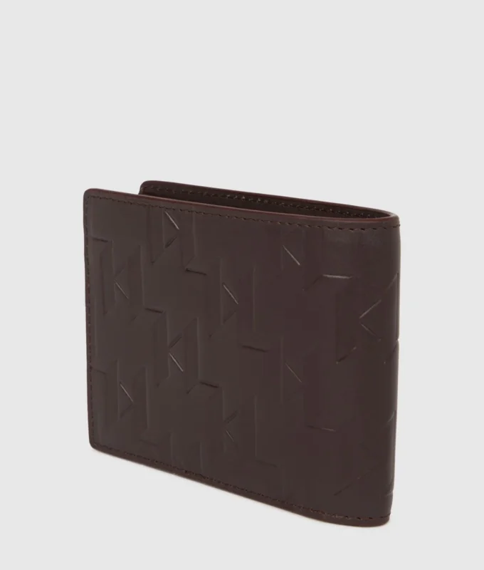 CARTERA DE CUERO K/LOOM CON DOS PLIEGUES