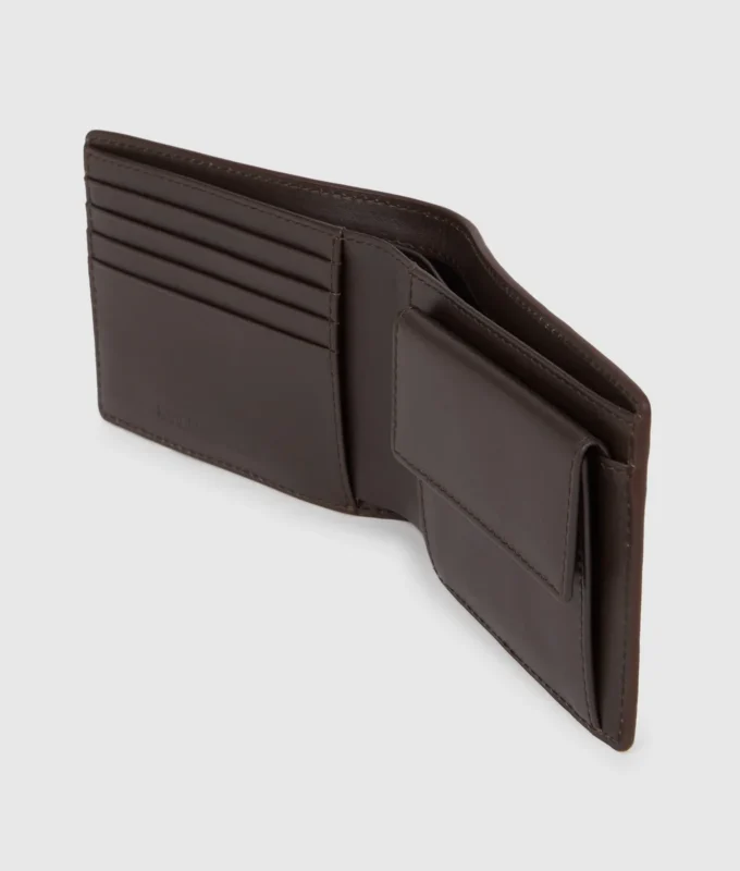 CARTERA DE CUERO K/LOOM CON DOS PLIEGUES