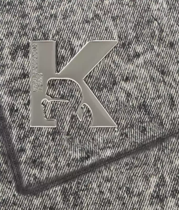 Cartera de denim Geo