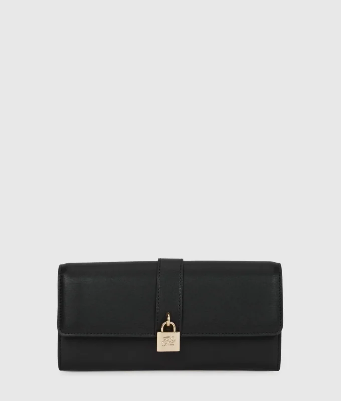 Cartera grande con candado K/Autograph
