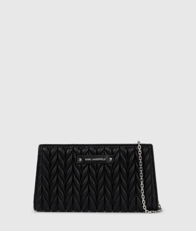 Cartera K/Weave con cadena