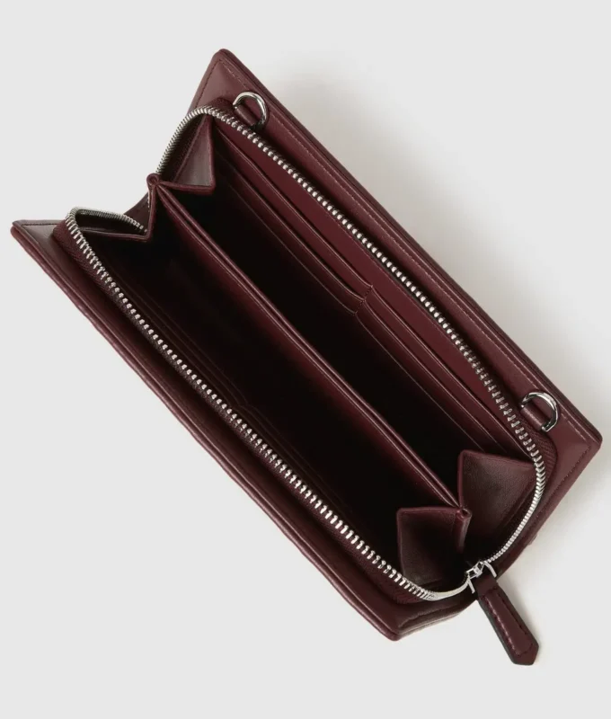 Cartera K/Weave con cadena