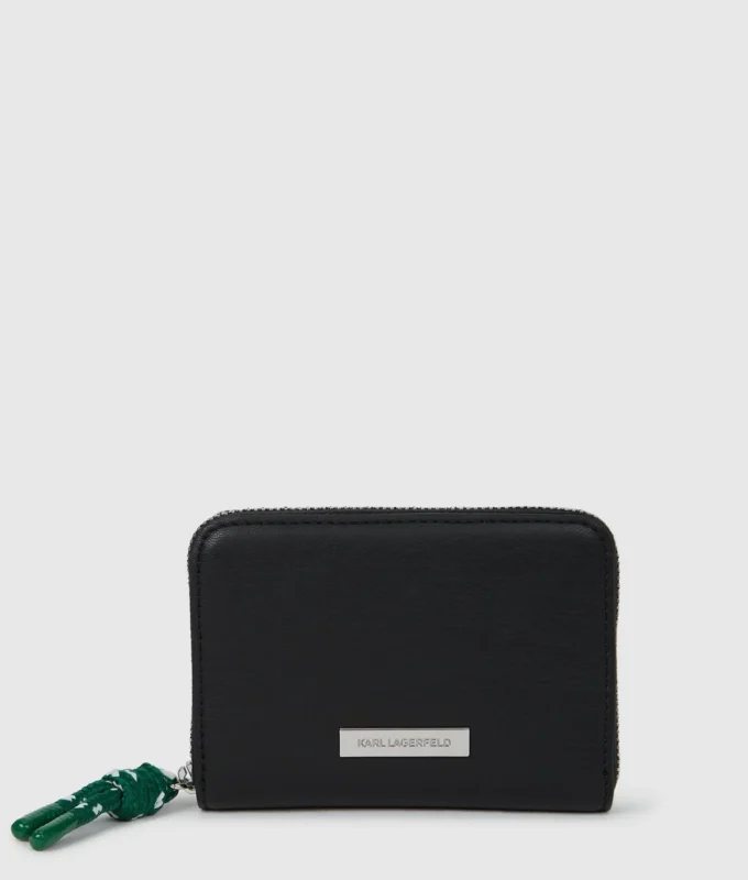 Cartera pequeña con cremallera Ikon Smooth