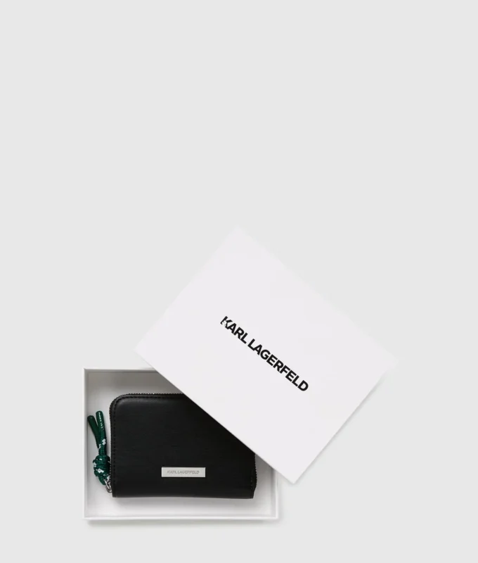 Cartera pequeña con cremallera Ikon Smooth