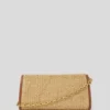 Cartera tejida con cadena K/Signature