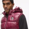 Chaleco acolchado con capucha Ikon