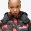 Chaqueta acolchada con estampado integral