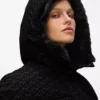 Chaqueta acolchada con estampado integral