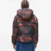 Chaqueta acolchada con estampado integral