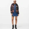 Chaqueta acolchada con estampado integral