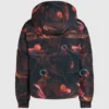 Chaqueta acolchada con estampado integral
