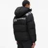 Chaqueta acolchada con logotipo