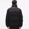 Chaqueta acolchada de bouclé