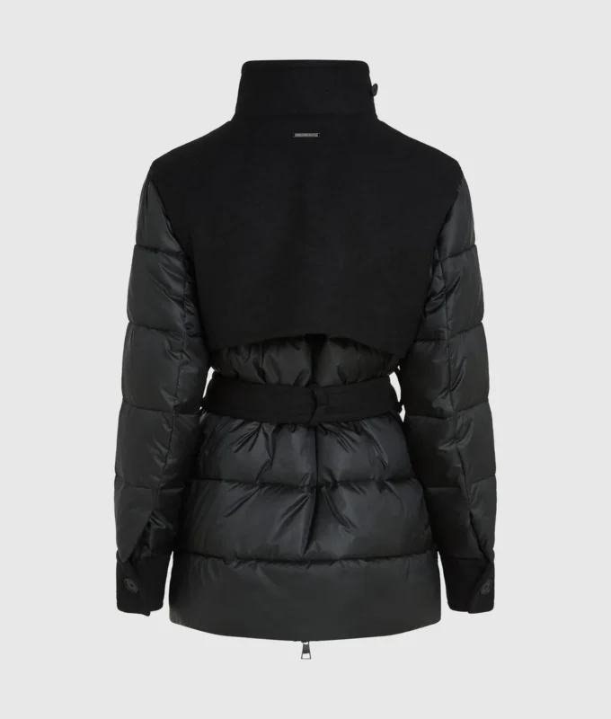 Chaqueta acolchada de mezcla de lana