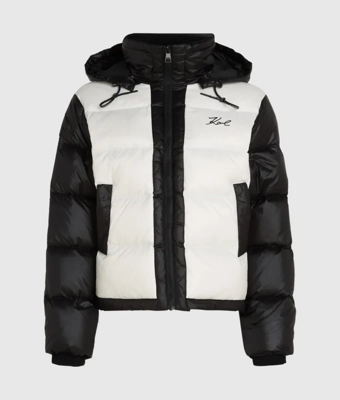 Chaqueta acolchada emblemática