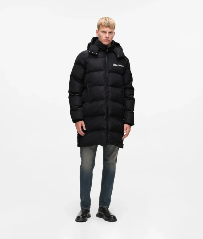 Chaqueta acolchada larga