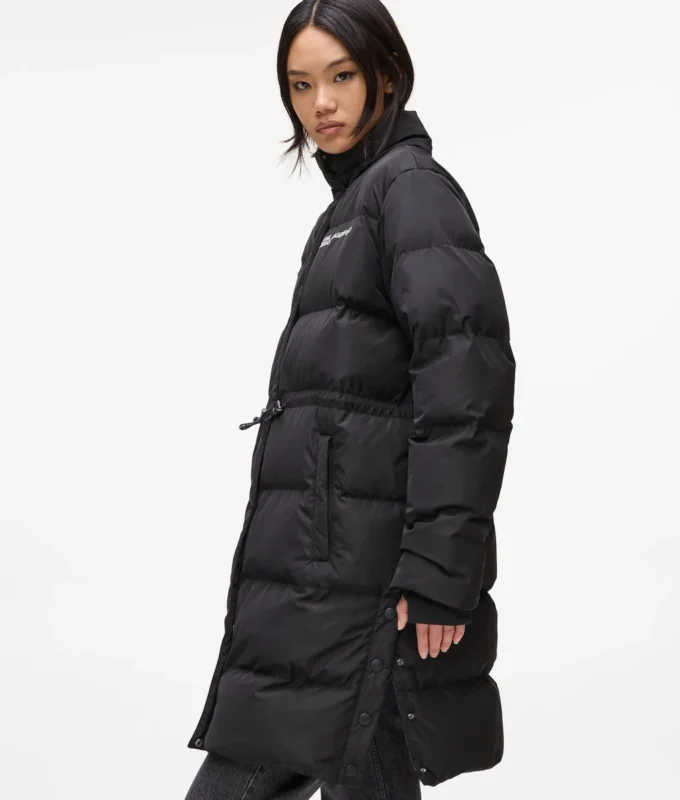 Chaqueta acolchada larga